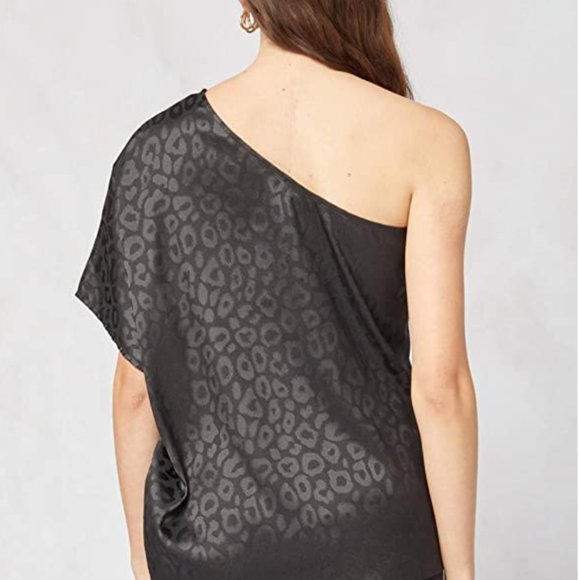 Entro Women's Leopard One Shoulder Top - Picture 16 of 16